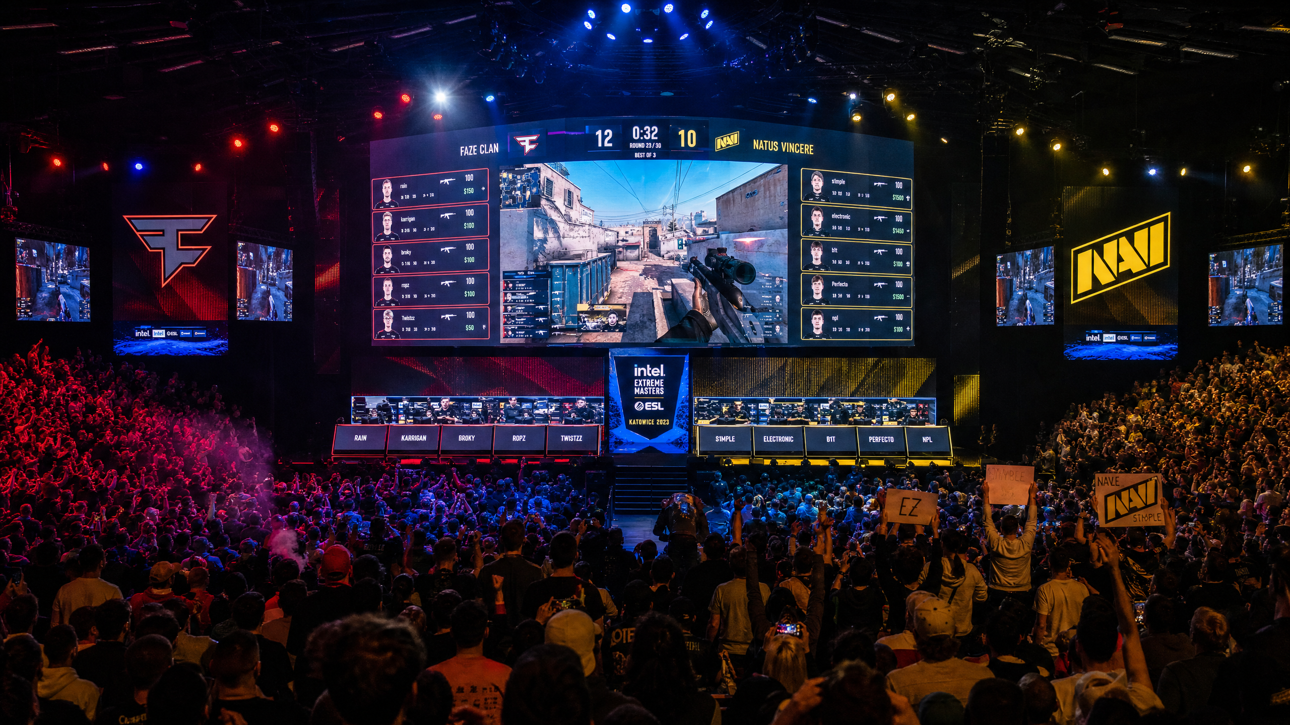 Esports tournament arena